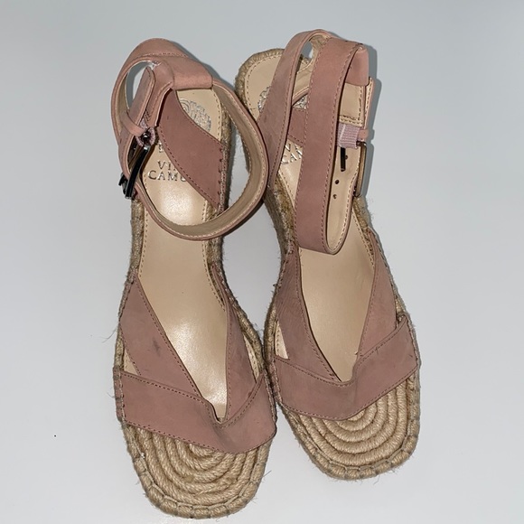 VINCE CAMUTO MEEHAN ESPADRILLE WEDGE SANDAL 6.5 M - Picture 3 of 6